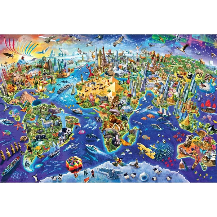 EuroGraphics 8220-5343 - Crazy World - 2000 db-os puzzle