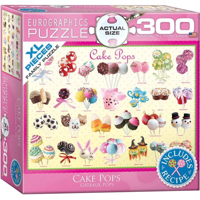 EuroGraphics 8300-0518 - Cake pops - 300 db-os XL puzzle