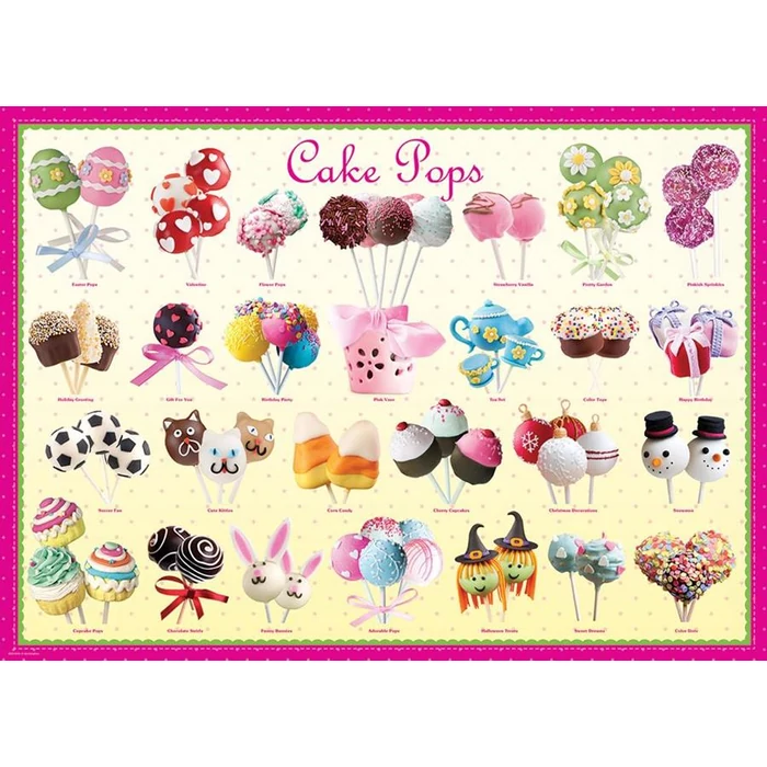 EuroGraphics 8300-0518 - Cake pops - 300 db-os XL puzzle