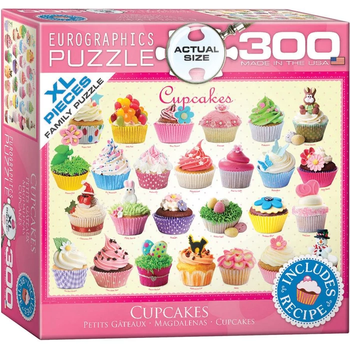 EuroGraphics 8300-0519 - Cupcakes - 300 db-os XL puzzle