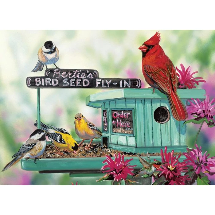EuroGraphics 8300-0604 - Bertie's Bird Seed Fly-In - 300 db-os XL puzzle