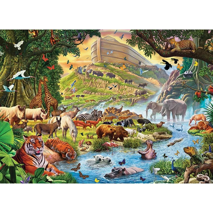 EuroGraphics 6500-0980 - Noah's Ark Before the Rain - 500 db-os puzzle