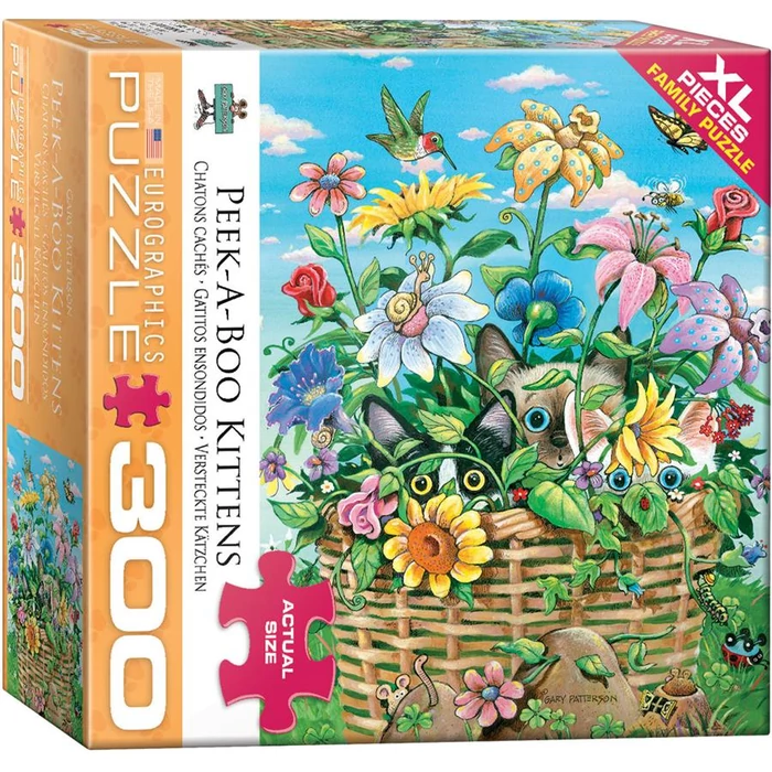 EuroGraphics 8300-5368 - Pick-a-Boo Kittens - 300 db-os XL puzzle