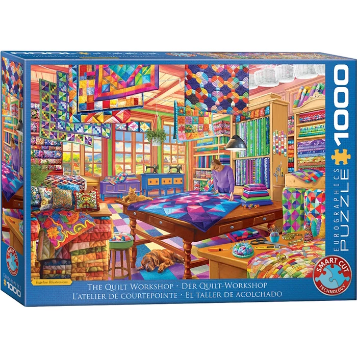 EuroGraphics 6000-5859 - The Quilt Workshop - 1000 db-os puzzle