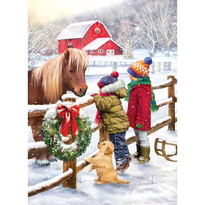 EuroGraphics 6000-5638 - Christmas Pony - 1000 db-os puzzle