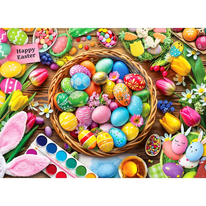 Eurographics 6000-6053 - Easter Table - 1000 db-os puzzle