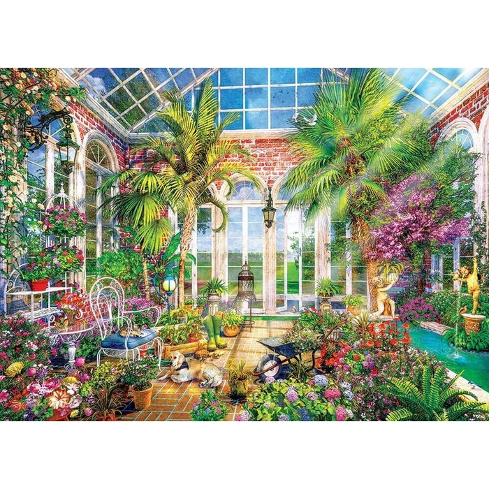 EuroGraphics 6000-5870 - Glass Garden - 1000 db-os puzzle