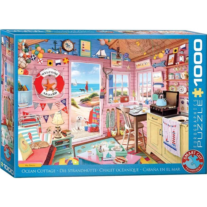 EuroGraphics 6000-5908 - Ocean Cottage - 1000 db-os puzzle