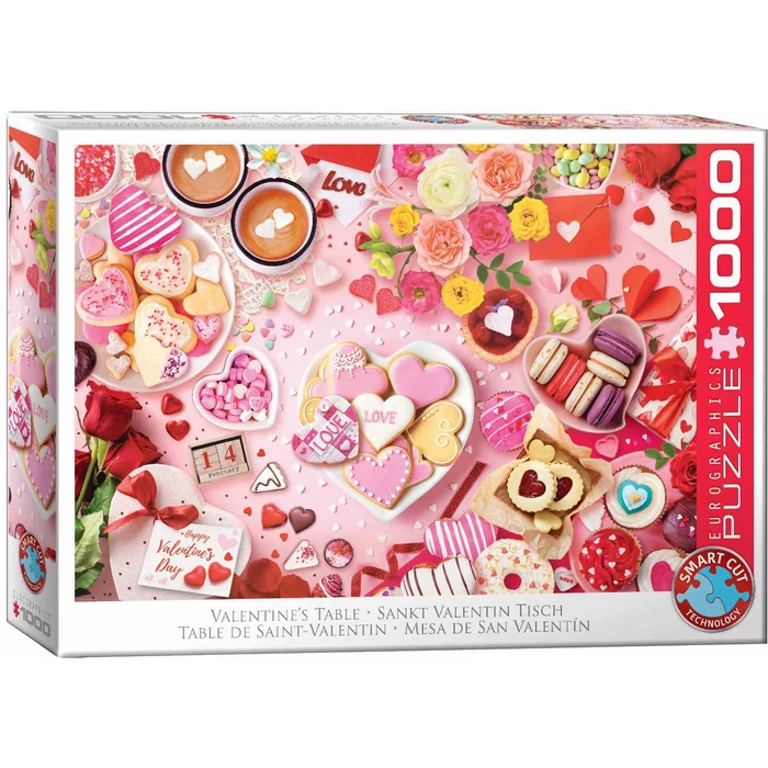 Eurographics 6000-6114 - Valentine's Table - 1000 db-os puzzle