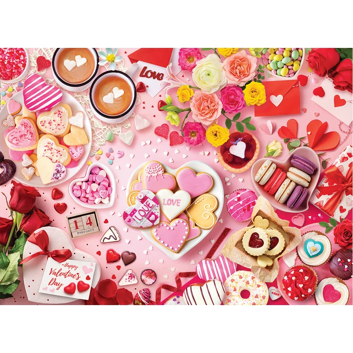 Eurographics 6000-6114 - Valentine's Table - 1000 db-os puzzle