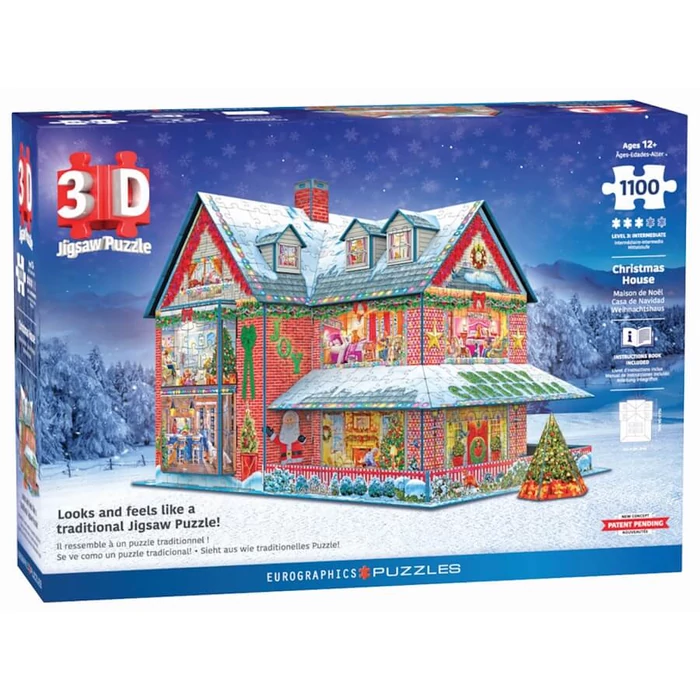 EuroGraphics - 9910-5817 - Christmas House - Adventi kalendárium puzzle