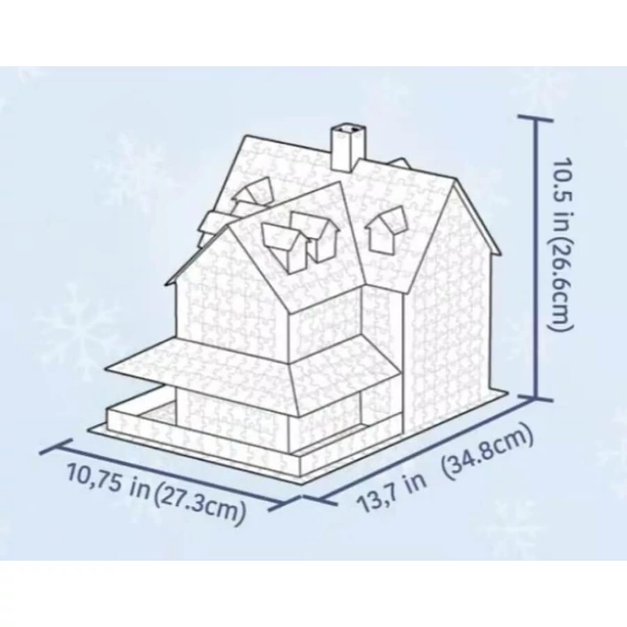 EuroGraphics - 9910-5817 - Christmas House - Adventi kalendárium puzzle