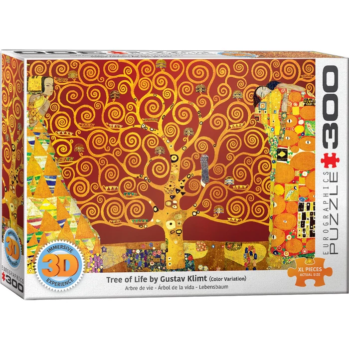 EuroGraphics 6331-6059 - Lebensbaum von Gustav Klimt - 300 db-os 3D Lenticular puzzle