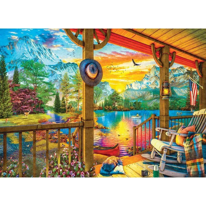 EuroGraphics 6500-5884 - Early morning fishing - 500 db-os puzzle
