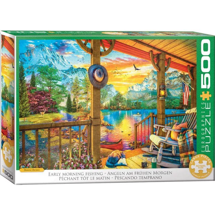 EuroGraphics 6500-5884 - Early morning fishing - 500 db-os puzzle