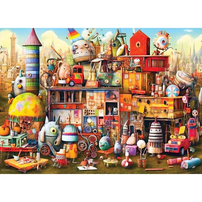 EuroGraphics 6500-5909 - Misfit Toys by Ray Powers - 500 db-os puzzle