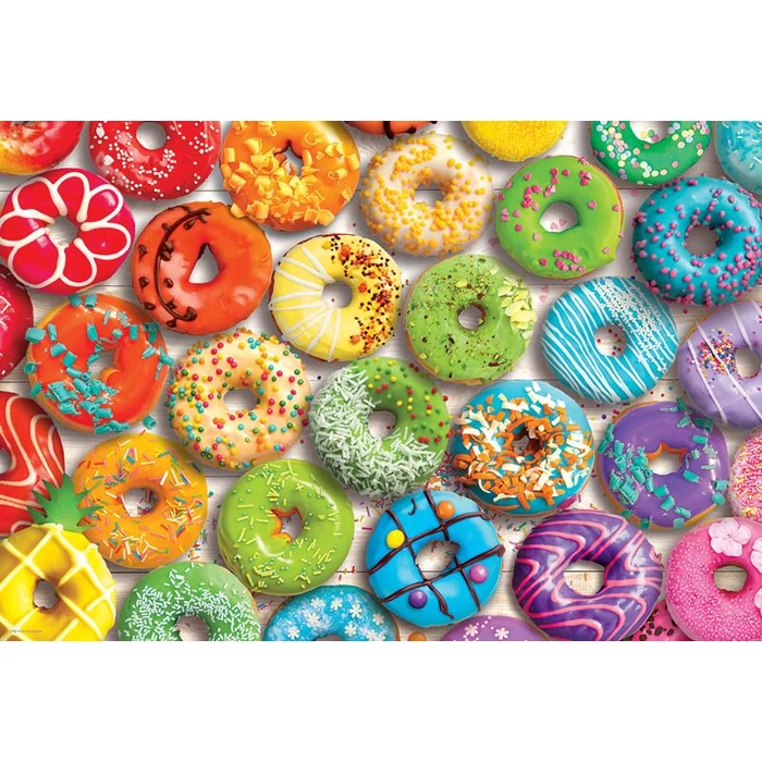 EuroGraphics 8551-5782 - Donut Rainbow - 550 db-os puzzle fém dobozban