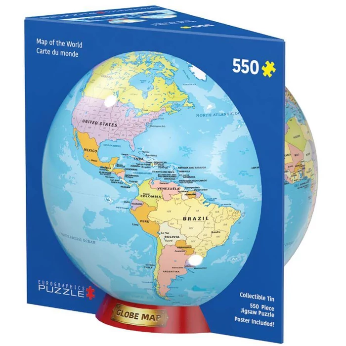 EuroGraphics 8551-5863 - Map of the World - 550 db-os puzzle