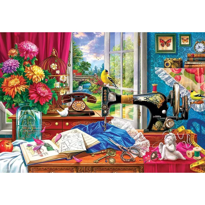 EuroGraphics 8551-5861 - Sewing Machine Tin - 550 db-os puzzle