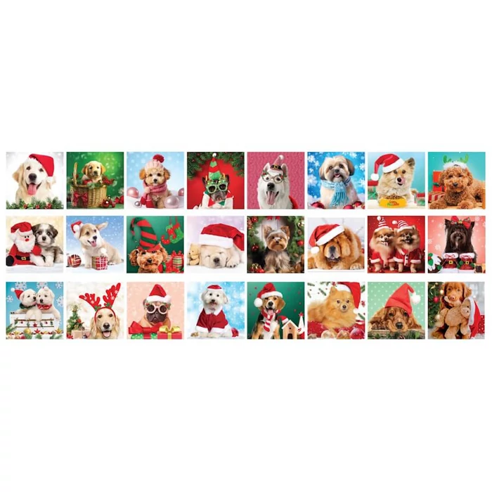 EuroGraphics - 8924-5921 - Christmas Paws - Adventi kalendárium puzzle