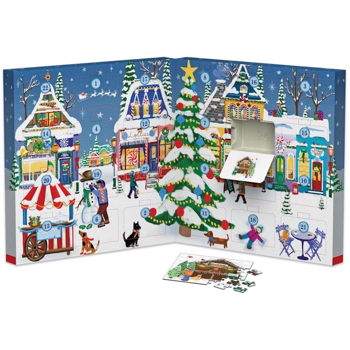 EuroGraphics - 9924-5919 - Christmas Town Fair - Adventi kalendárium puzzle