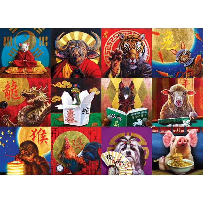 EuroGraphics 6000-5694 - Chinese Calendar - 1000 db-os puzzle