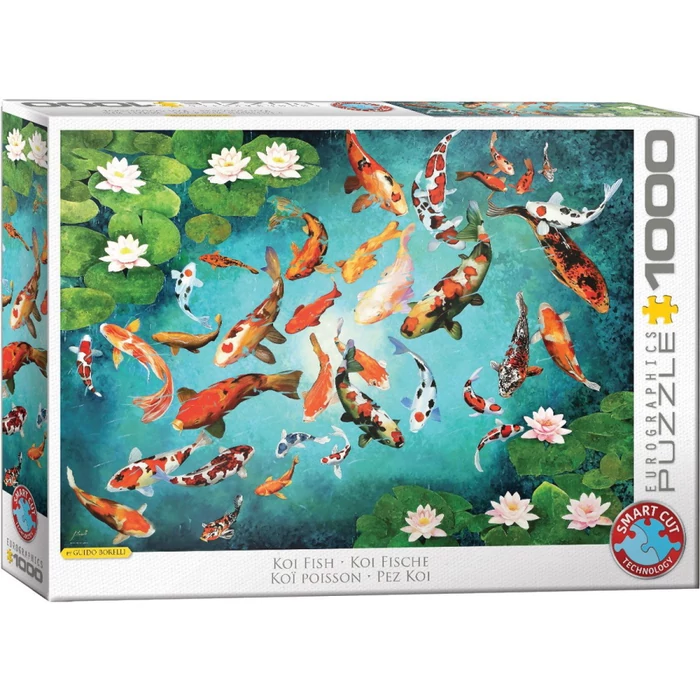 EuroGraphics 6000-5696 - Colorful Koi - 1000 db-os puzzle