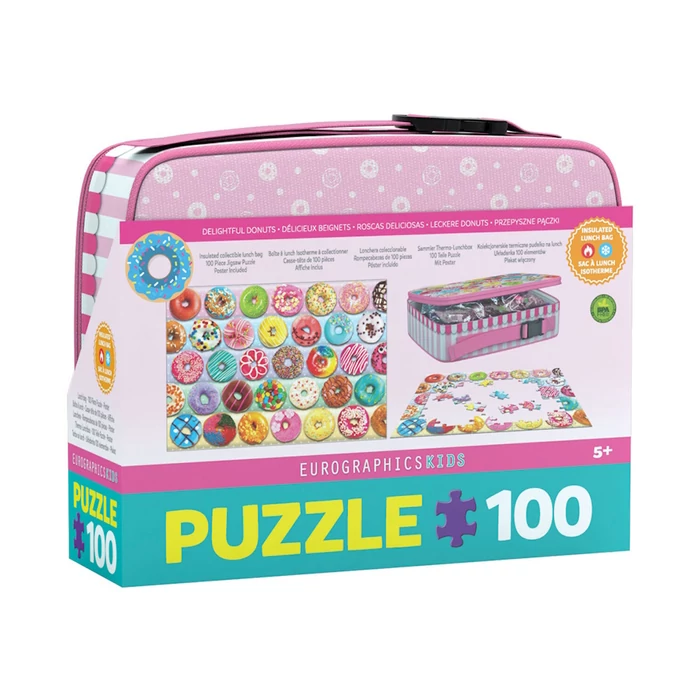 EuroGraphics 9100-5825 - Donuts uzsonnás doboz - 100 db-os puzzle