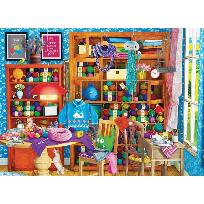EuroGraphics 6000-5405 - All you Knit is Love, Paul Normand - 1000 db-os puzzle
