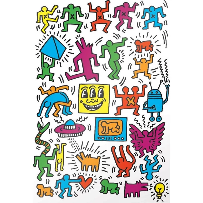 EuroGraphics 6000-5513 - Collage, Keith Haring - 1000 db-os puzzle