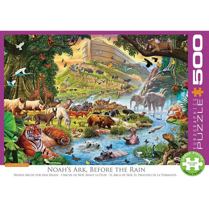 EuroGraphics 6500-0980 - Noah's Ark Before the Rain - 500 db-os puzzle
