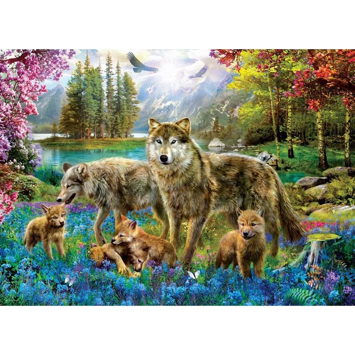 EuroGraphics 6500-5360 - Wolf Lake Fantasy - 500 db-os puzzle