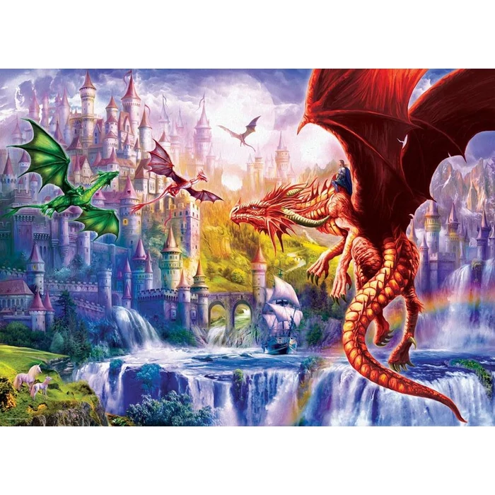 EuroGraphics 6500-5362 - Dragon Kingdom - 500 db-os puzzle