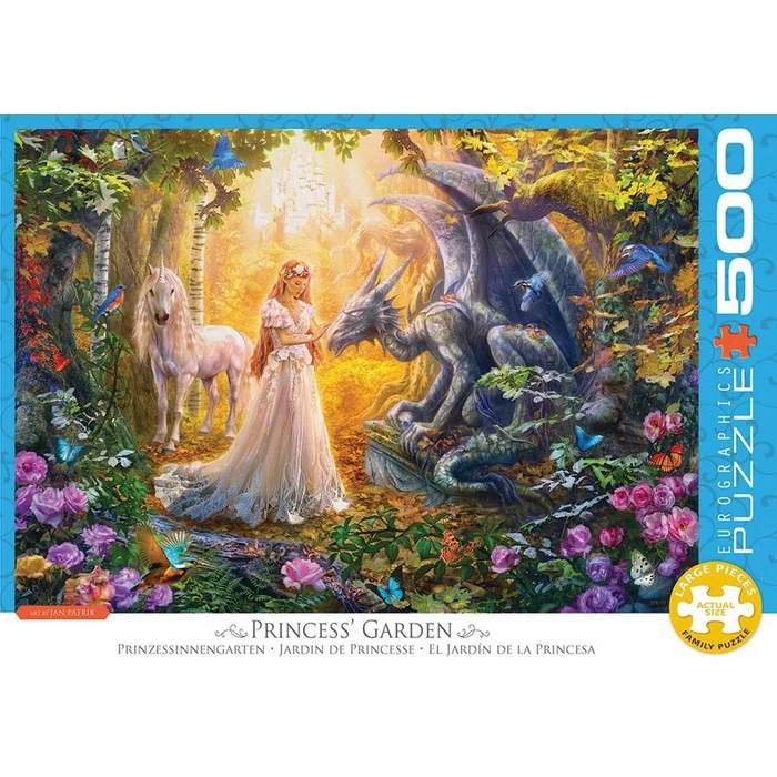 EuroGraphics 6500-5458 - Princess' Garden - 500 db-os puzzle