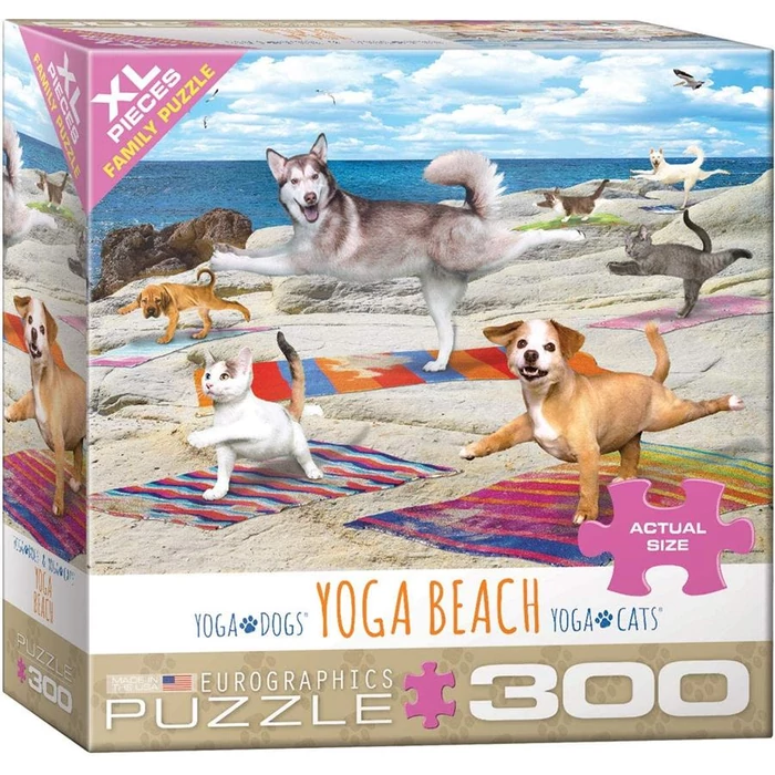 EuroGraphics 8300-5456 - Yoga Beach - 300 db-os XL puzzle