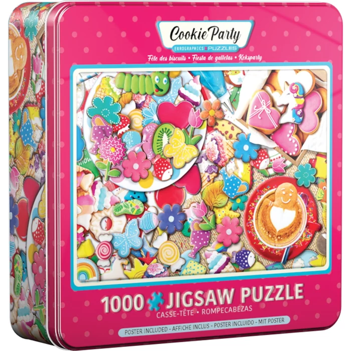 EuroGraphics 8051-5605 - Cookie Party - 1000 db-os puzzle fém dobozban