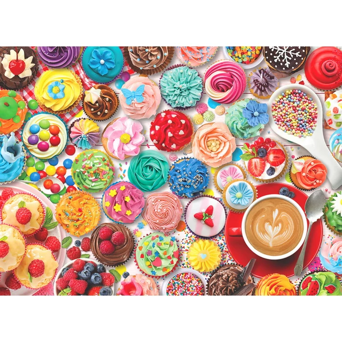EuroGraphics 8051-5604 - Cupcake Party - 1000 db-os puzzle fém dobozban