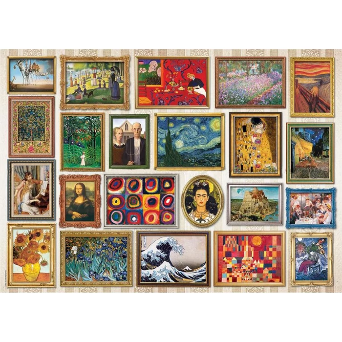 EuroGraphics 6000-5766 - Fine Art Collection - Masterpieces - 1000 db-os puzzle