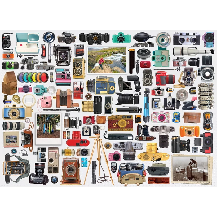 EuroGraphics 6000-5627 - The World of Cameras - 1000 db-os puzzle