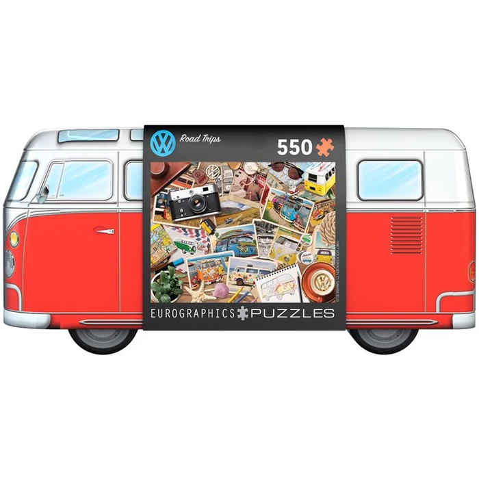 EuroGraphics 8551-5576 - VW - Road Trips - 550 db-os puzzle fém dobozban