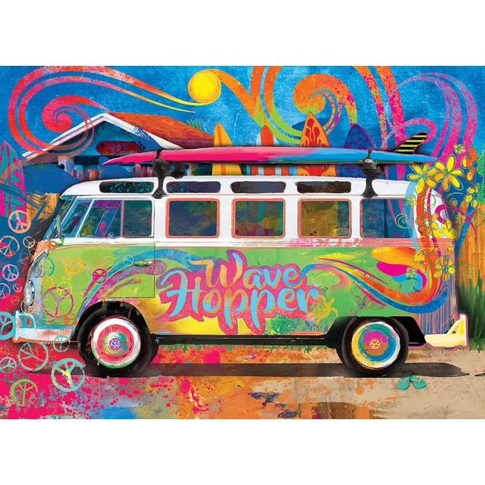 EuroGraphics 8551-5561 - VW - Wave Hopper - 550 db-os puzzle fém dobozban