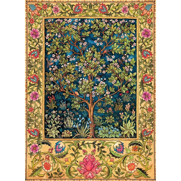 EuroGraphics 6000-5609 - Tree of Life Tapestry by William Morris - Fine Art Collection - 1000 db-os puzzle