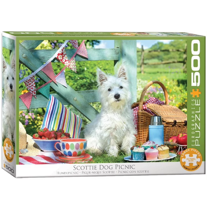 EuroGraphics 6500-5461 - Scottie Dog Picnic - 500 db-os puzzle