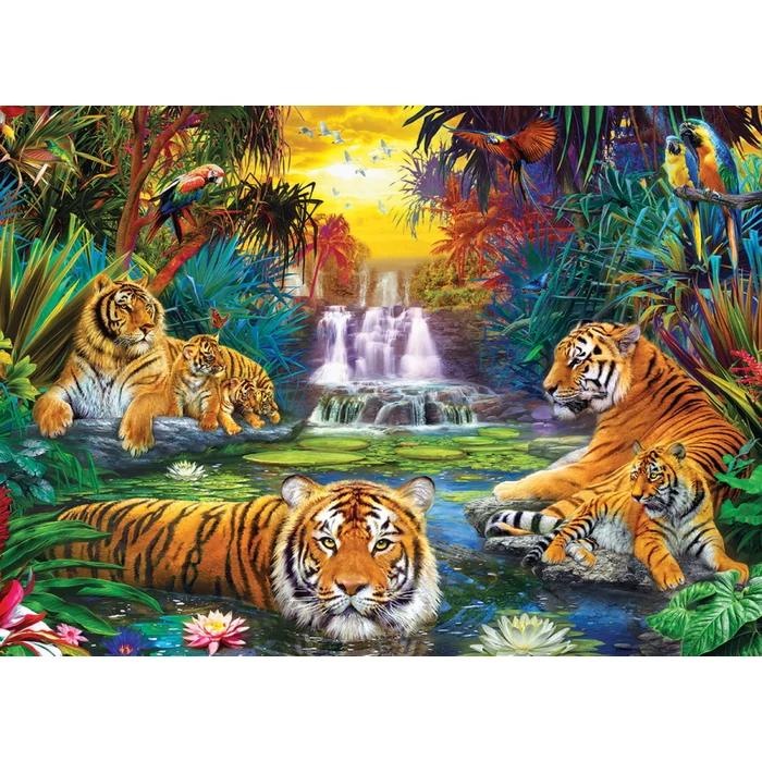 EuroGraphics 500 db-os puzzle - Tigers Eden by Jan Patrik (6500-5457)