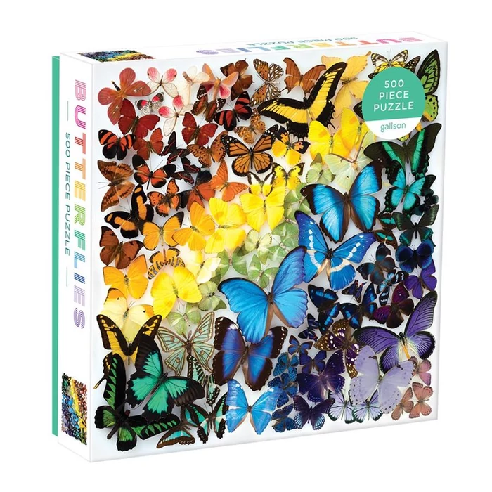 Galison 62567 - Rainbow Butterflies - 500 db-os puzzle - Puzzle 500-999 db