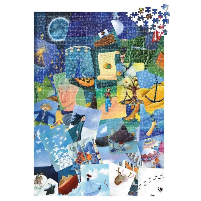 Dixit 1000 db-os puzzle - Kék hangulatok - Blue Mishmash (100478)