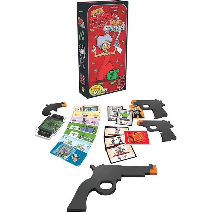 Cash N' Guns - More Cash N' Guns - Kiegészítő társasjáték (923924) - Angol nyelvű