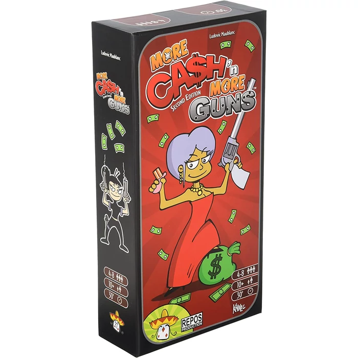 Cash N' Guns - More Cash N' Guns - Kiegészítő társasjáték (923924) - Angol nyelvű