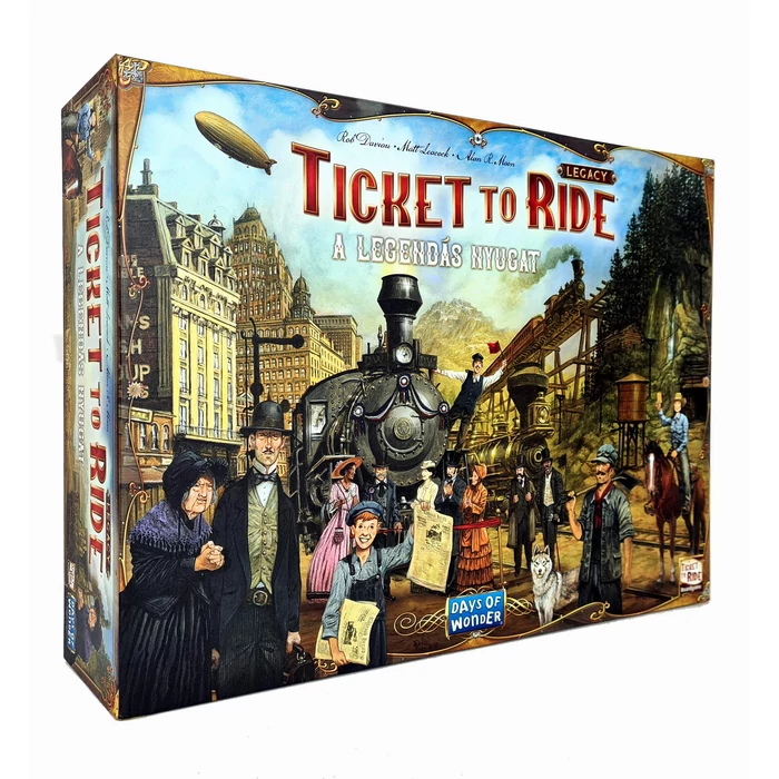Ticket to Ride Legacy - A legendás nyugat társasjáték 