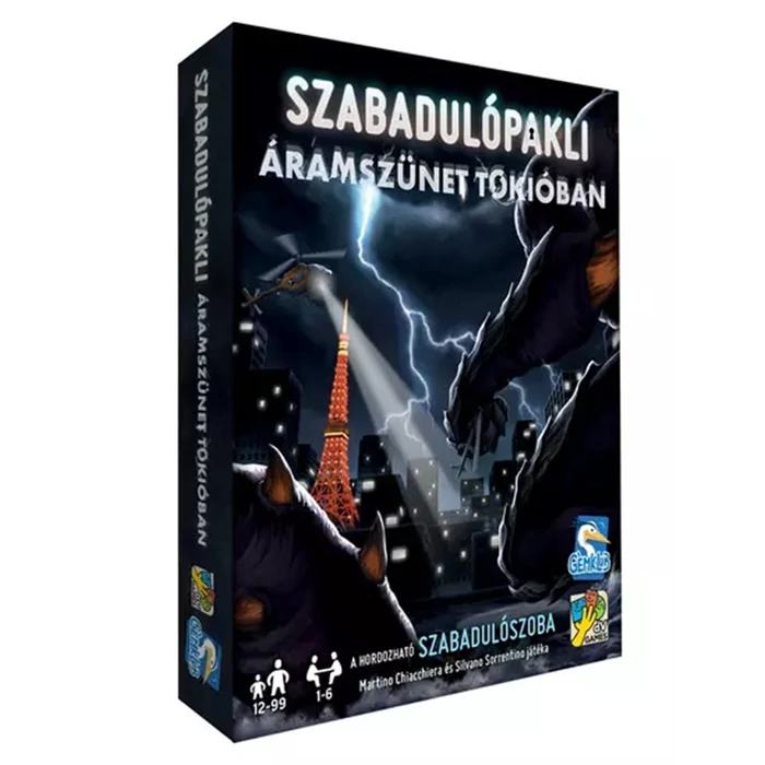 Szabadulópakli - Áramszünet Tokióban társasjáték
